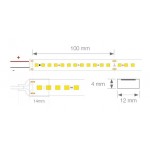 Tira LED 230V monocolor 16W/mt 120L/mt. SMD 2835 IP66 12x4mm corte cada 100mm, Venta por metros, desde 10,20€/m